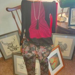 Coco+Carmen leggings with matching butt length top